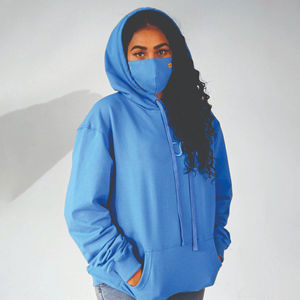 Sudadera con capucha de seda de lujo de alta calidad 100% algodón Logotipo personalizado Fleece Heavyweight Blank Cover Inner Satin Lined Women Hoodie - Product Image 6