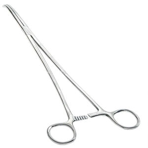 Pinces artérielles en acier inoxydable imprimées de logo personnalisé de haute qualité Pince chirurgicale manuelle à bas prix Instrument en métal OEM - Product Image 1