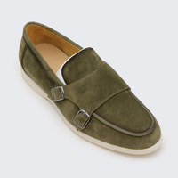 LANCI Fabricant de chaussures Usine personnalisée Chaussures décontractées en cuir pour hommes en daim Chaussures de marche de luxe Mocassins de créateur pour hommes Boîte Haute qualité
