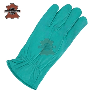 Guantes de Mecánico de Cuero Sintético Negro y Gris con Función Anti-Impacto y Pantalla Táctil para Hombre, Listos para Enviar - Product Image 3