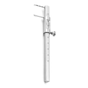 Jauge de mesure Vénus faciale personnalisée Jauge de chirurgie dentaire en acier inoxydable finition Dall avec vis arrière - Product Image 6