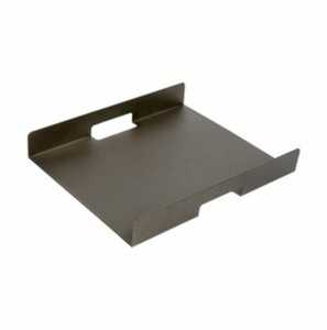 Plateau rectangulaire décoratif en fer forgé VISHAL HANDICRAFT, couleur noire, design industriel, plateau de service personnalisable - Product Image 3