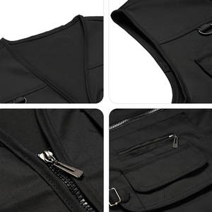 เสื้อกั๊กทำงานที่ทนทานสำหรับผู้ชายที่มีกระเป๋าหลายช่องออกแบบมาสำหรับงานก่อสร้างและงานกลางแจ้ง - Product Image 5