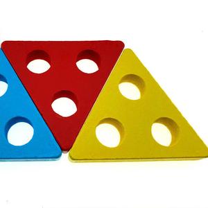 Jouets en bois éducatifs Montessori pour enfants Exercice pratique avec jeux de correspondance de formes géométriques - Product Image 3