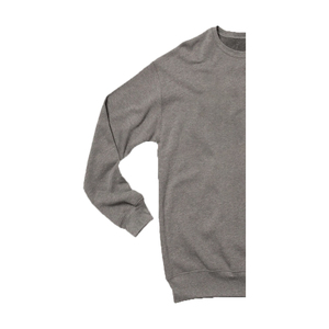 Eco-Friendly Winter Women's Grey Embroidered Fleece Sweatshirt Breathable Windproof 340g Polyester/Cotton Regular Crew Neck Full - Product Image 6