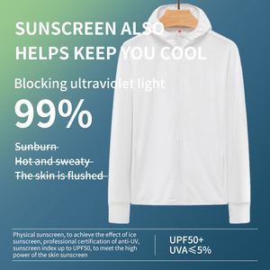 Sudaderas CON CAPUCHA DE PESCA Anti-UV transpirables ligeras de alta calidad, camiseta de manga larga con protección solar de secado rápido para uso de MMA de verano - Product Image 3