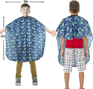 ผ้าคลุมตัดผมเด็กแบบกันน้ำ ผลิตจากโพลีเอสเตอร์ สวมใส่สบาย  ขั้นต่ำในการสั่งซื้อน้อย - Product Image 5