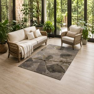 RUGS DEPOT LXDP-0860 Wholesale Terracotta Gold Designer Pattern Digital Printed Machine Washable Chenille Area Rug Non <b>Slip</b> - Product Image 6