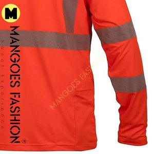 เสื้อแจ็กเก็ตผ้าฟลีซสะท้อนแสงสำหรับผู้ชายไซส์พิเศษผ้าคอตตอนลายทางผ้าคอตตอนสำหรับฤดูหนาวมองเห็นได้ชัดเจน - Product Image 4