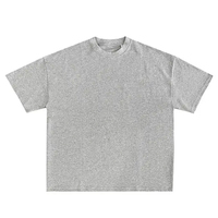 Fournisseur en gros d'usine – T-shirt graphique personnalisé pour homme, 100 % coton, coupe classique, manches courtes, épaules tombantes, écologique