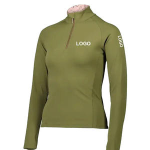 Precio al por mayor 2024 más alta calidad ecuestre equitación mujeres mostrar camisas caballo jinete capa base camisa - Product Image 1