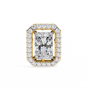 Diseñador de lujo Mujer Diamante Pendientes Whigold Square Stud Joyería nupcial - Product Image 1