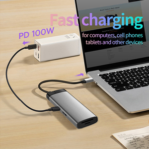 <strong>7</strong>-in-1 <strong>USB</strong>-C <strong>Hub</strong> <strong>with</strong> for HDMI 2.0 <strong>USB</strong> <strong>3.0</strong> <strong>USB</strong> 2.0 SD Card Aluminum Alloy Construction - Product Image 4