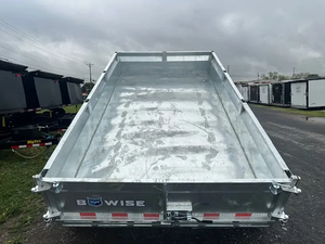 Tractor agrícola Remolque basculante hidráulico Remolque basculante de 20 toneladas Remolque basculante de tractor, Remolque basculante de perfil bajo 7x12 - Product Image 2