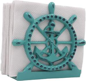 ที่ใส่กระดาษเช็ดปากดีไซน์แบบทะเลสีฟ้าสำหรับโต๊ะรับประทานอาหารห้องครัวหรือคาเฟ่ที่เก็บกระดาษทิชชูแบบมีสไตล์และทนทาน - Product Image 1