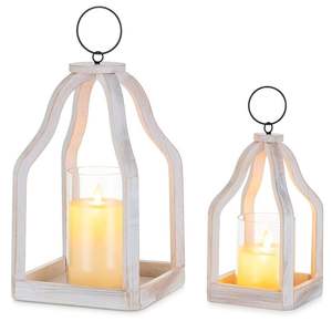 Portavelas de Madera Resistente y Elegante con Diseño Vintage, Perfecto para Centros de Mesa de Boda, Decoración Festiva e Iluminación Interior - Product Image 6