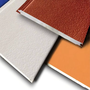 Applications Hôtels Fait Métal Style Moderne Planche à découper en acier Polyuréthane Sandwich Power Pattern Design Mur extérieur - Product Image 6