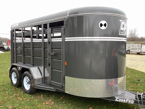 Nouvelle mini-remorque utilitaire pour le transport de bétail (chevaux, bovins, chèvres, moutons) - Capacité 3500 kg - Utilisation extérieure - Toutes tailles disponibles - Product Image 2