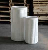 Pots de fleurs durables en ciment et moules en béton pour plantes ornementales de différentes tailles Jardinières solides et durables
