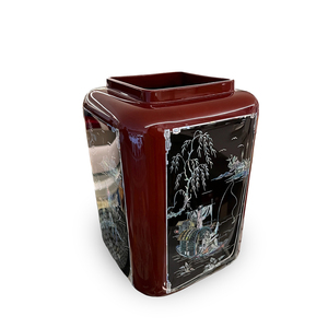 Vietnam Handmade Traditional Eco-Friendly <b>Lacquerware</b> Vase Natural Material VietnamCrafts for Daily Storage Hot Sale-LV6010 - Product Image 6
