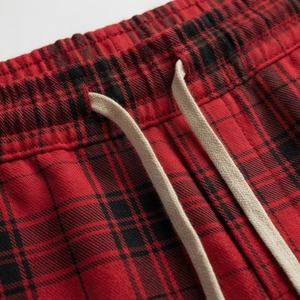 Pantalons en flanelle pour hommes sur mesure en gros, vêtements de nuit à carreaux, mode décontractée, pantalons droits, durables, confortables, streetwear, nouveauté - Product Image 4