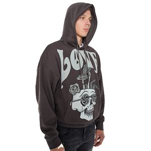 Sweats à capuche épais personnalisés pour hommes Logo Sweats à capuche oversize pour hommes Impression bouffante - Product Image 3