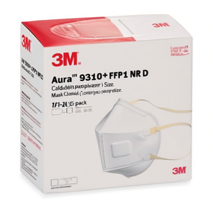 Masque respiratoire pliable Aura 9310+ FFP1 NR D 3M - Lot de 20 - Product Image 3