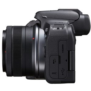 Renewed Mirrorless Digital <b>Camera</b> RF-S 18-45mm F/4.5-6.3 STM Lens 128GB Memory Case Tripod Filters 38pc Bundle CMOS Sensor - Product Image 4