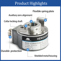 Câble radial HENGXIANG K52 de remplacement pour RHI 503 56, numéro de pièce 518335-03, 4096pp, 9-30V, axe aveugle HTL 14mm, 1,5m