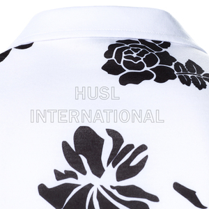 Polo en gros personnalisé pour homme – T-shirt polo d'été respirant en coton avec impression de logo - Product Image 6