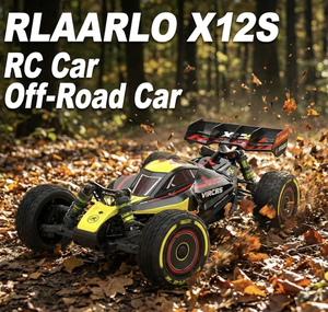 RLAARLO X12S 1/12 Buggy RC Brushless 90KM/H Haute Vitesse 4x4 Châssis Métallique Voiture Tout-Terrain Télécommandée 3S RTR Voiture de Loisir - Product Image 4