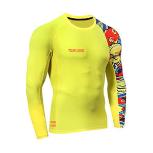 Rashguard ชุดรัชการ์ดสำหรับผู้ชาย,ชุดรัชการ์ดป้องกัน Uv แบบกำหนดเองดีไซน์ใหม่ - Product Image 5
