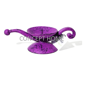 Portavelas de aluminio y hierro con diseño único para decoración, portavelas para bodas y fiestas en hoteles - Product Image 1