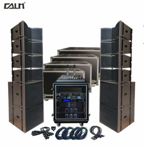 7200W Complete <strong>Passive</strong> <strong>Line</strong> <strong>Array</strong> System with 8x Dual 8" Tops &amp; 4x 18" Subs for Outdoor Concerts - Product Image 2