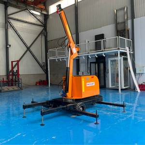 Nhỏ gọn gấp điện sàn cần cẩu nhỏ di động JIB <span class=keywords><strong>Crane</strong></span> thủy lực di động thiết kế cho cửa hàng tầng nâng - Product Image 4