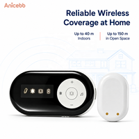 Alarme d'énurésie sans fil longue portée Anicebb 40m intérieur 150m espace ouvert 433.92MHz FSK pour distribution multi-pièces et soins à domicile