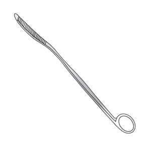 Herramienta Quirúrgica Manual de Acero Inoxidable, Tipo Lane Bone Lever, para Huesos Pequeños, Extremo Serrado, 10 mm de Ancho, 260 mm de Largo, Certificación CE, Pakistán - Product Image 1