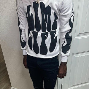 Fabricant de sweats à capuche personnalisés pour hommes poids lourd 100% coton sans ficelle coupe bord sweats à capuche recadrée sweat à capuche unisexe de haute qualité - Product Image 5