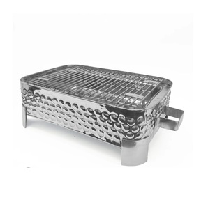 Trend tasarım paslanmaz çelik ateş çukuru aksesuarları ile hindistan üreticiden Deluxe kalite ateş çukuru barbekü ızgara