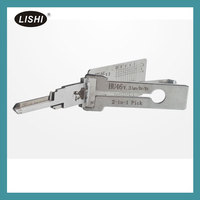 LISHI Outil 2 en 1 de Crochetage et Décodage Automobile, Kit de Serrurerie Complet en Acier Inoxydable de 77 Pièces avec Étui de Rangement Portable, Compatibilité Universelle