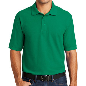 Polo personnalisé en gros, mélange de coton, manches courtes, respirant, vêtements décontractés pour hommes, femmes, enfants, différentes couleurs et tailles, vêtements OEM - Product Image 2