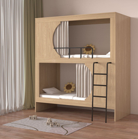Lit superposé moderne en bois, tailles Queen/Twin/King, en promotion, mobilier de chambre pour dortoirs, hôtels, écoles et hôpitaux