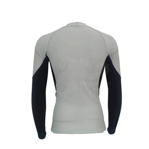 La mejor venta Unisex Slim Fit MMA Rash Guard Training Wear Alta calidad Ligero Transpirable Spandex/Poliéster Ropa marcial - Product Image 6
