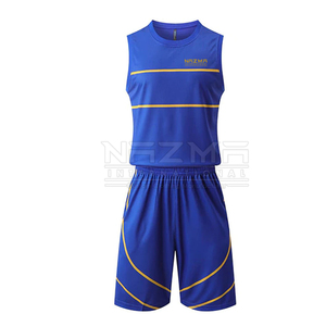 Uniforme de baloncesto con logotipo personalizado de alta calidad, ropa deportiva transpirable de poliéster para exteriores, conjuntos de talla grande - Product Image 1