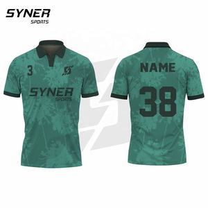 Camiseta de golf de poliéster de secado rápido transpirable para hombre, impresión por sublimación personalizada OEM, polos deportivos de secado rápido personalizados - Product Image 4
