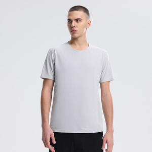 T-shirt pour homme tendance très demandé, couleurs unies, haute qualité, manches courtes, col rond, streetwear décontracté d'été - Product Image 4