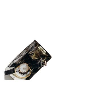 Plateau de plat à fruits secs en forme de corne, outil en forme de ballon et de fruits, pour table à manger, décoration élégante faite à la main, poli et brillant - Product Image 1