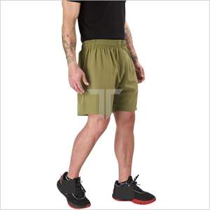 กางเกงขาสั้นสำหรับผู้ชายสไตล์สตรีทเอวสูงกางเกงกีฬาลำลองแบบมีรอยตะเข็บพิมพ์ลายดิจิทัลเป็นมิตรกับสิ่งแวดล้อม - Product Image 2