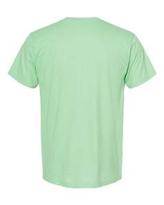 T-shirt unisexe en trois mélanges pour hommes, col en O avec logo personnalisé, impression DTG, vente en gros de t-shirts avec techniques lavées - Product Image 4