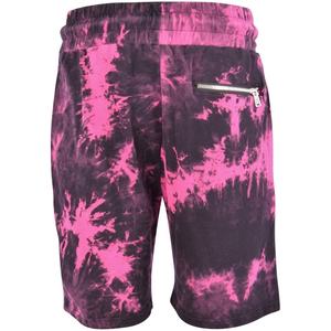Logo personnalisé couleur unie Tie-Dye Jogger Sweat Shorts en vrac en gros coton blanc Gym Shorts de sport taille haute Vintage Shorts hommes - Product Image 2